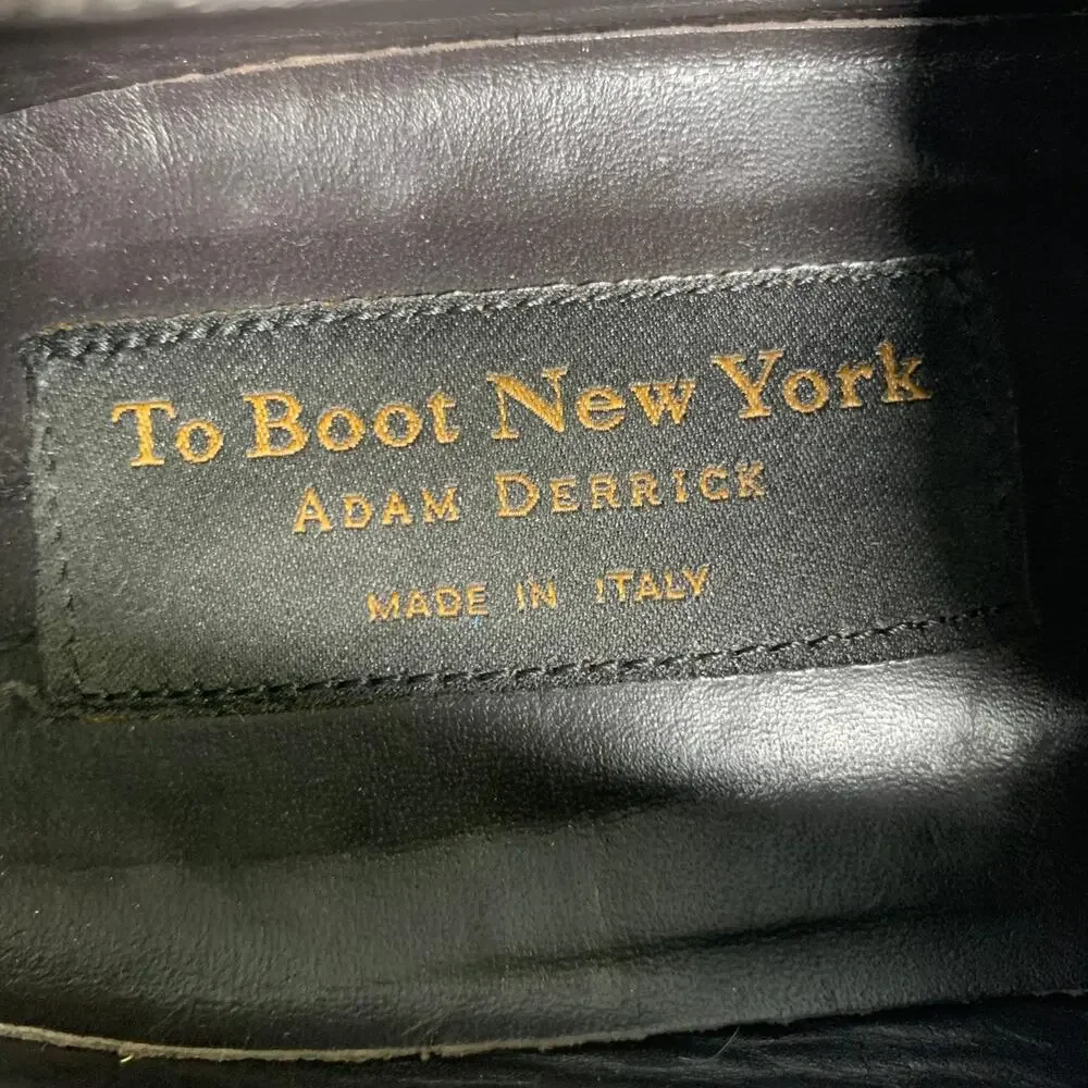 TO BOOT NY Size 9 Black Leather Loafer Loafers